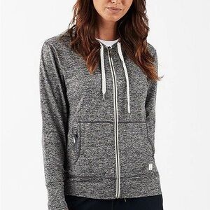 Vuori Halo Performance Hoodie 2.0 - Heather Grey - S
